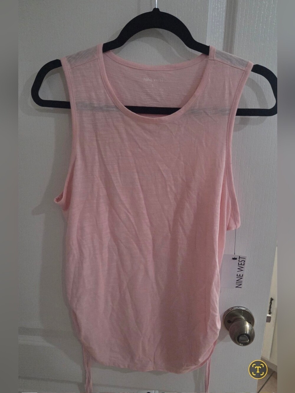 Nine West Light Pink Sleeveless Tank